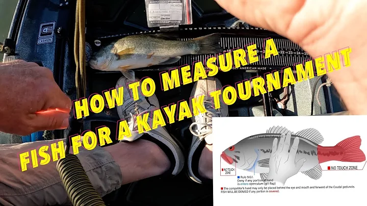 How To Measure a Fish for a Kayak Tournament / Catch, Photo, Release