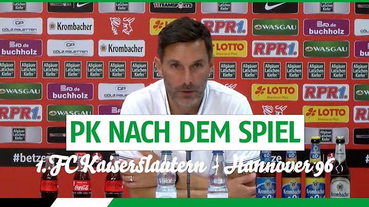 PK nach dem Spiel | 1. FC Kaiserslautern - Hannover 96