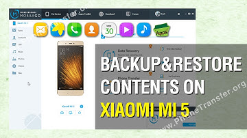 How to Backup & Restore Contents on XiaoMi Mi 5; Mi 5 Data Backup & Restore