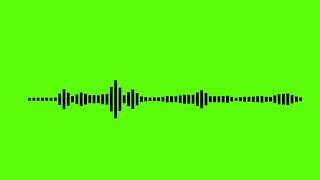 Mentahan audio spectrum green screen #2