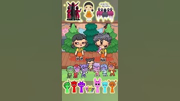 Sprunki Babies & Squid game #squidgame #squidgame2 #thanos  #avatarworld #sprunki #sprunkiincredibox