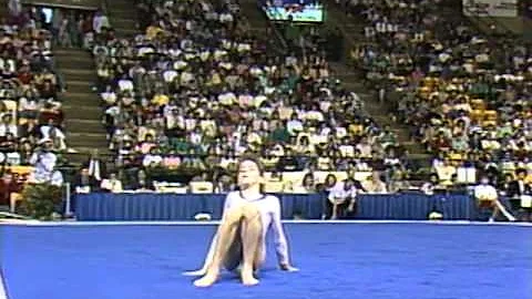 Chelle Stack - Floor Exercise - 1988 McDonald's Am...