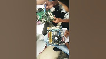 Desktop motor board component checking process in practical class #abctechinstitute  call 9540879879
