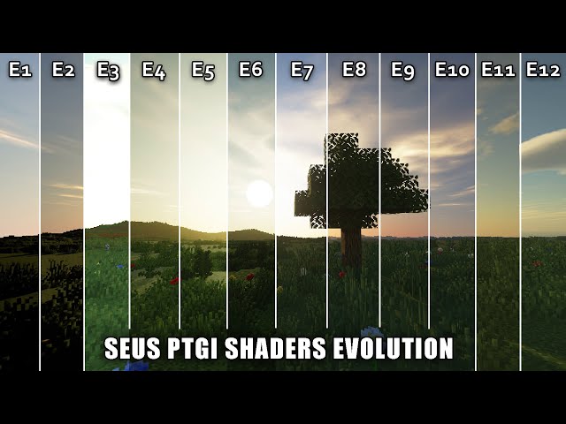 SEUS PTGI Evolution | Shaders Comparison | Minecraft Java Edition class=