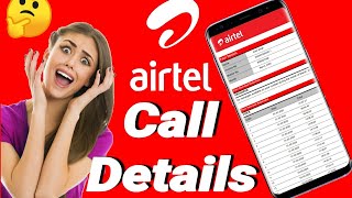 {Airtel Call History Kaise Nikale Free Prepaid Sim ka}How To Get Airtel Ki Call Details Kaise Nikale