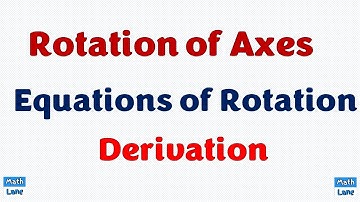Rotation of Axes: Equations of Rotation and Equations of Inverse Rotation