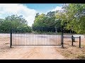 Building a 15' Metal Property Gate Building a 15' Metal Property Gate