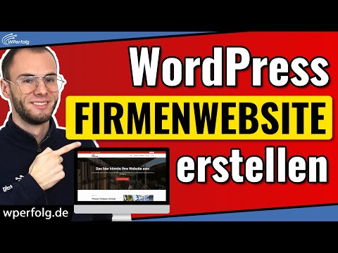 WordPress Firmenwebsite erstellen
