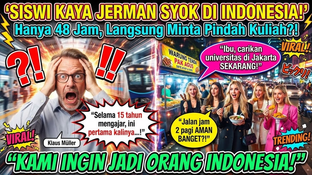 Rahasia Indonesia yang Membuat Siswi Elite Jerman Membuang Kemewahan Eropa 