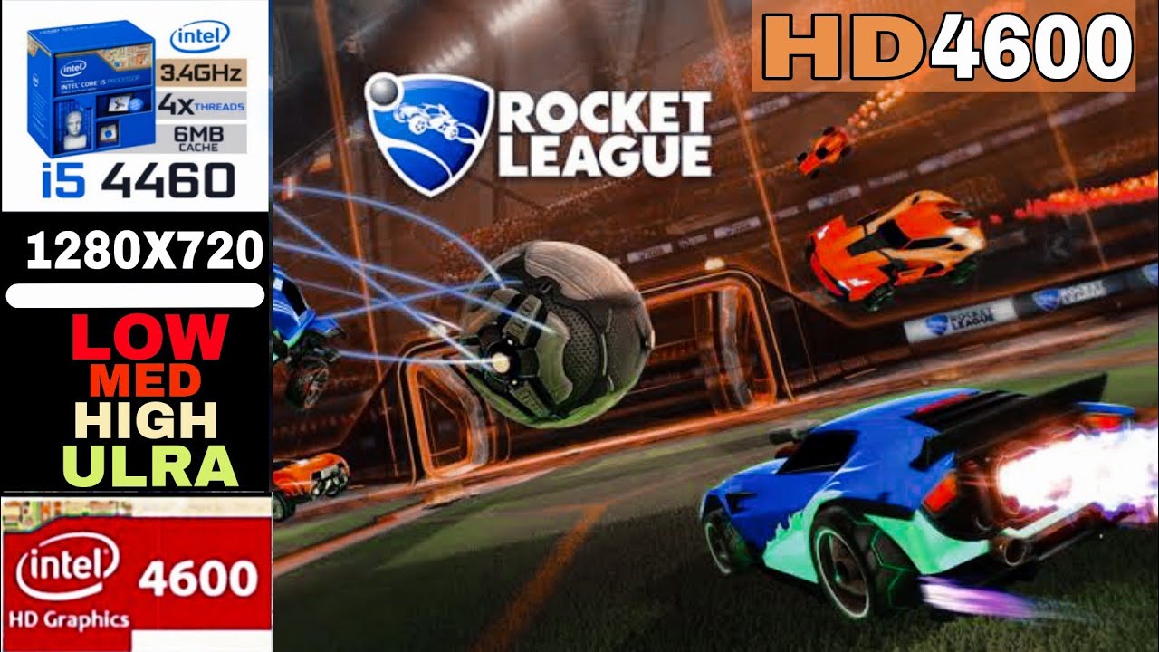 Rocket League Intel Hd 4600 I5 4460 16gb Ram Benchmark Youtube