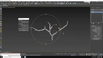 Making tree in 3ds max using max script.