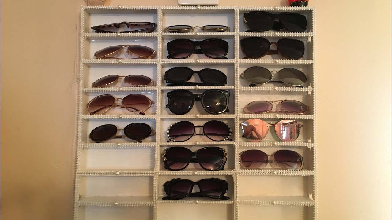 como.hacer un organizador para lentes DIY 