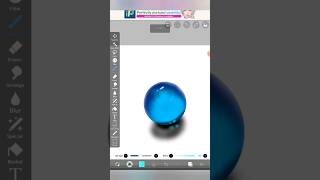 Bule Glass Ball ?shortvideo shots shorts ibispaintx digitalart tutorial hacks