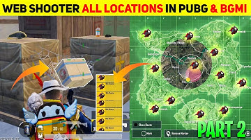 All location web shooter bgmi | Spider man 20 Web shooter location in bgmi |Spider web shooterlocati