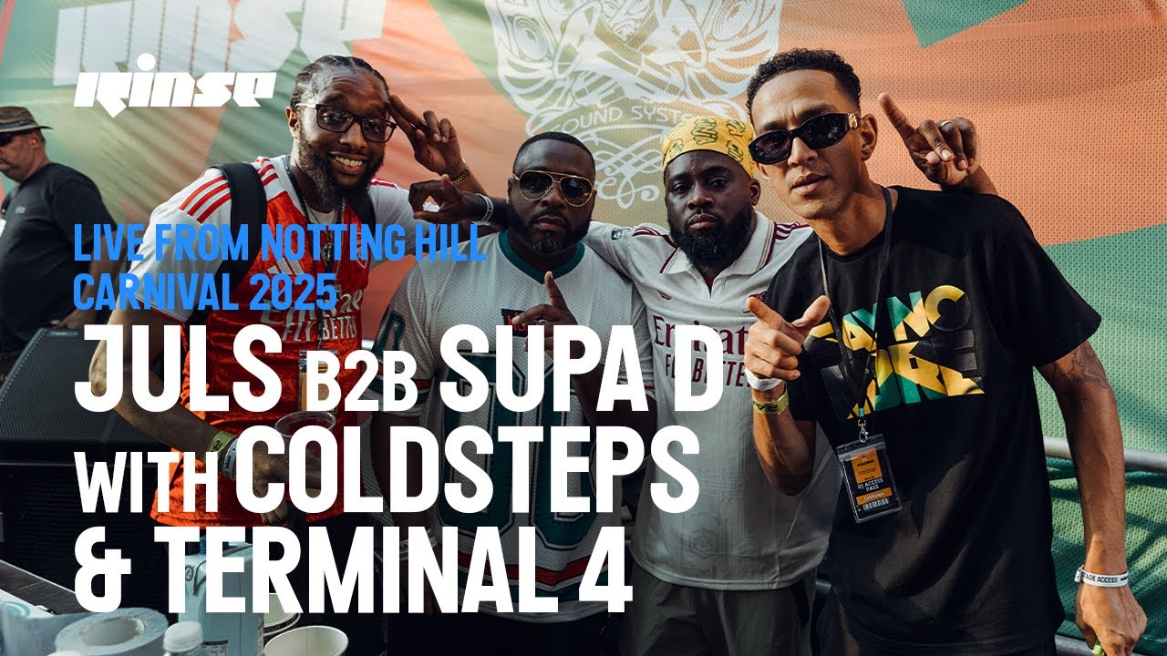 Juls B2B Supa D with Coldsteps & Terminal 4 | Rinse Live From Notting Hill Carnival 2025