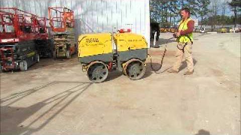 Wacker Neuson RT SC2 Walk Behind Mini Vibratory Trench Roller Compactor
