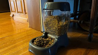 Petmate Pet Food Gravity Feeder  Review