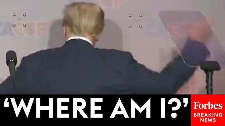 WATCH: Trump Does Impression Of Biden Having Trouble Walking Off Stage During California Speech - DayDayNews