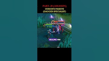 HEROES PASSIVE: Part-20 (ASSASSIN)🤔 #mobilelegends #mlbb #shorts #assassin #passive #tutorial #guide