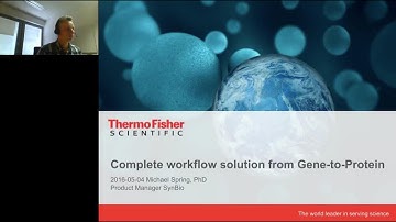 Gibco ExpressionWorld 2016: Complete workflow solution from gene-to-protein