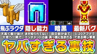 【マイクラ】誰にも教えたくないヤバすぎるバグ・裏技【一気見まとめ】【まいくら・マインクラフト】