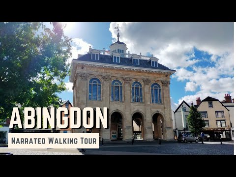 ABINGDON-ON-THAMES | 4K Narrated Walking Tour | Let's Walk 2021