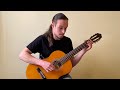 Orion bass solo on classical guitar (almost turns flamenco)