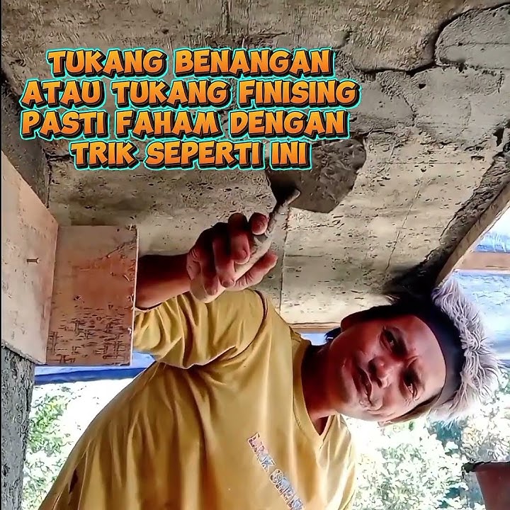 tukang benangan atau finsing pasti faham#pertukangan#tukangbangunan