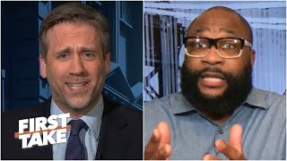 Max infuriates Marcus by taking Eli Manning over Tom Brady | First Take