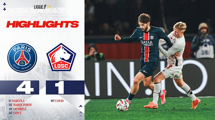 Highlights 24-25 I Le résumé vidéo de la défaite du LOSC à Paris 📺