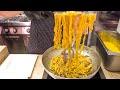 Cooking Italian Pasta. Colourful an Yummy. Italian Market Street Food