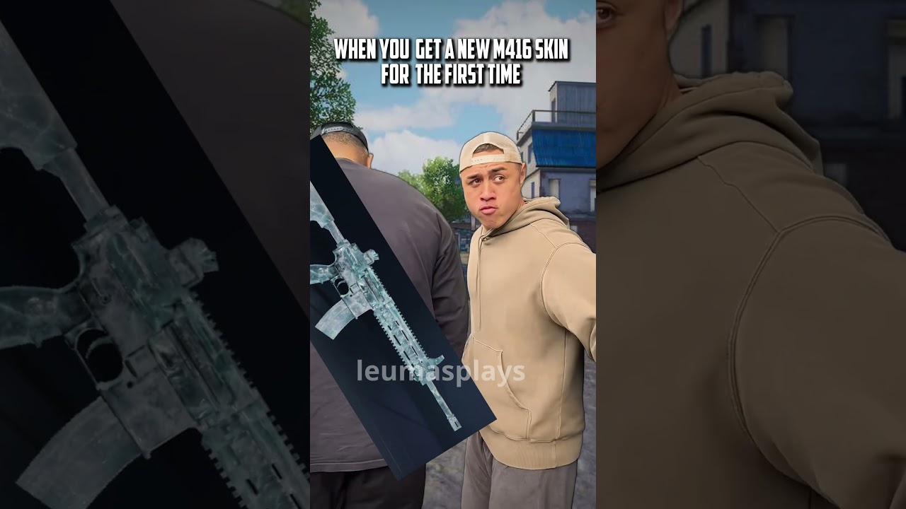 POV your  first m416 skin in Pubg Mobile  😂😂😂