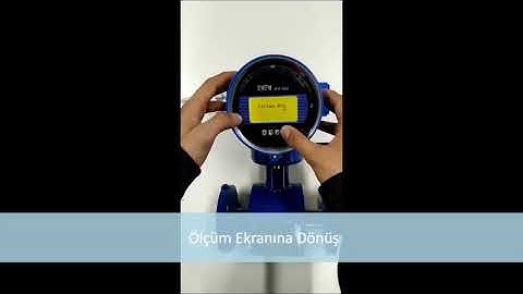 AFLO-MAG KOMPAK TOPLAYICI SIFIRLAMA/AFLO-MAG TOTALIZER RESET