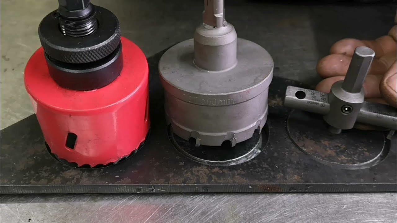 Коронки по металлу балеринка ANT22-110мм тест обзор большое отверстие в ...