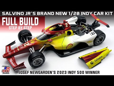 FULL BUILD: Salvino JR's Brand New 1/20 scale Josef Newgarden Indy 500 Winning Indy Car kit.