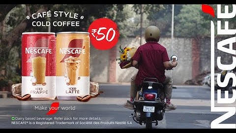 NESCAFÉ Café Style Cold Coffee On The Go - 25s – English