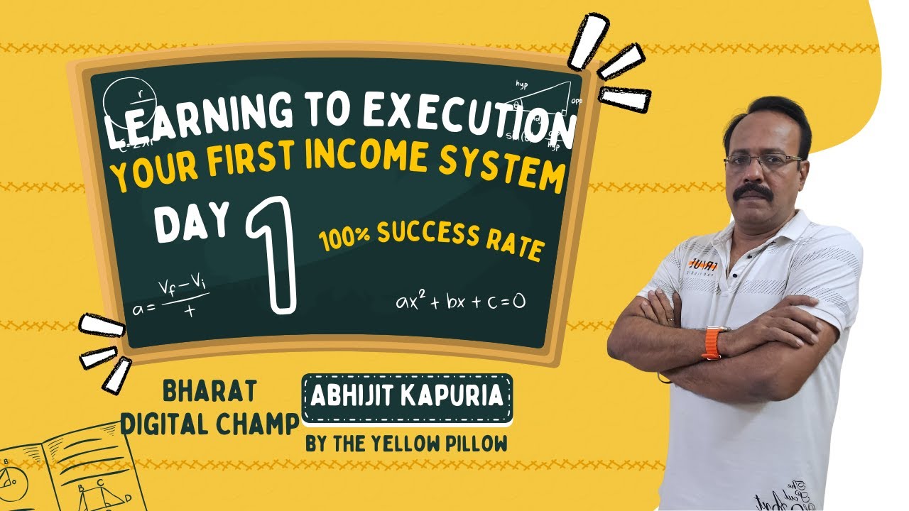 From Learning to Execution: Build Your First Income System (Day 0)