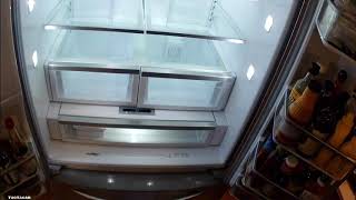 How to take apart Kitchen aid/Whirlpool French Door Refrigerator. (How to get to Evaporator)