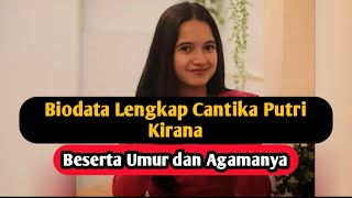 Profil & Biodata Cantika Putri Kirana Terbaru | Pemain Asmara Gen Z