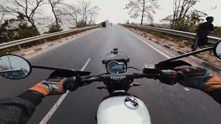 Details Triumph scrambler 400X Acceleration | Raw Exhaust sound Update
