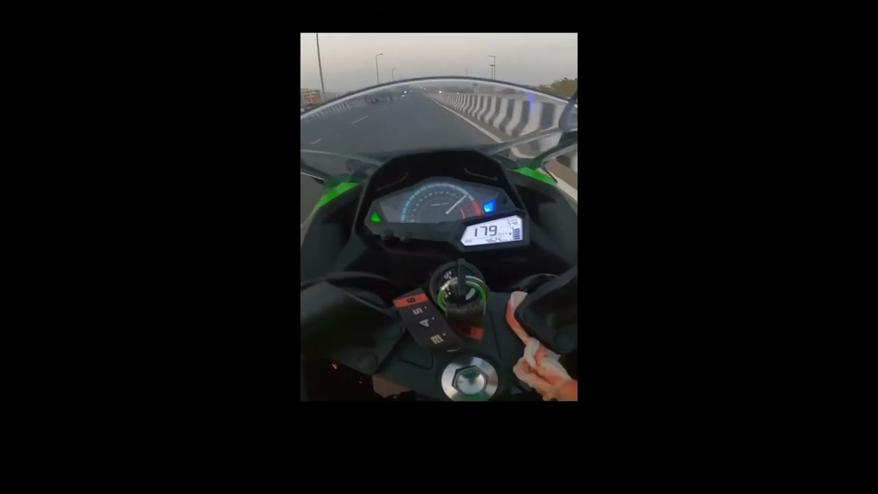 Kawasaki Ninja 300 Bs6  Top speed Test  amazing results   shorts  status  viral  subscribe