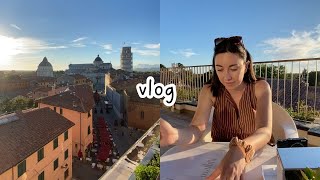 vlog in Italian: una tranquilla giornata a Pisa (sub)
