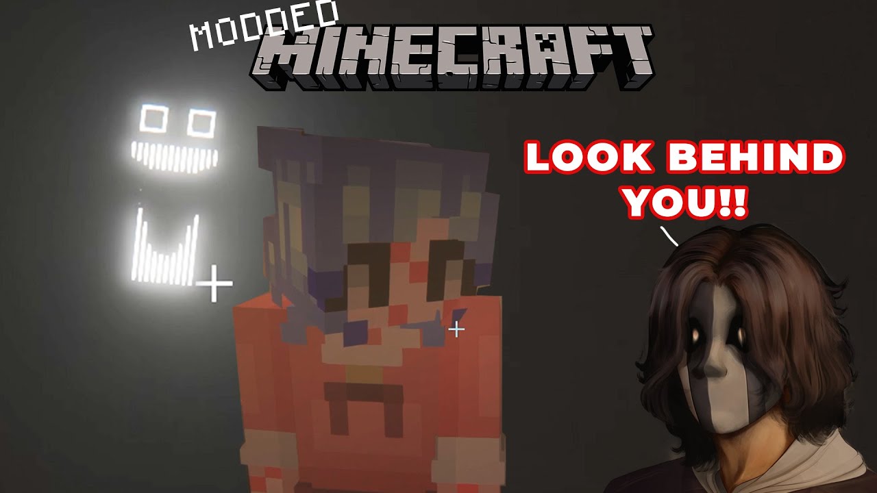 This mod Is still Hard and Scary even with a Friend! (Modded Mincraft Cave horror Project)