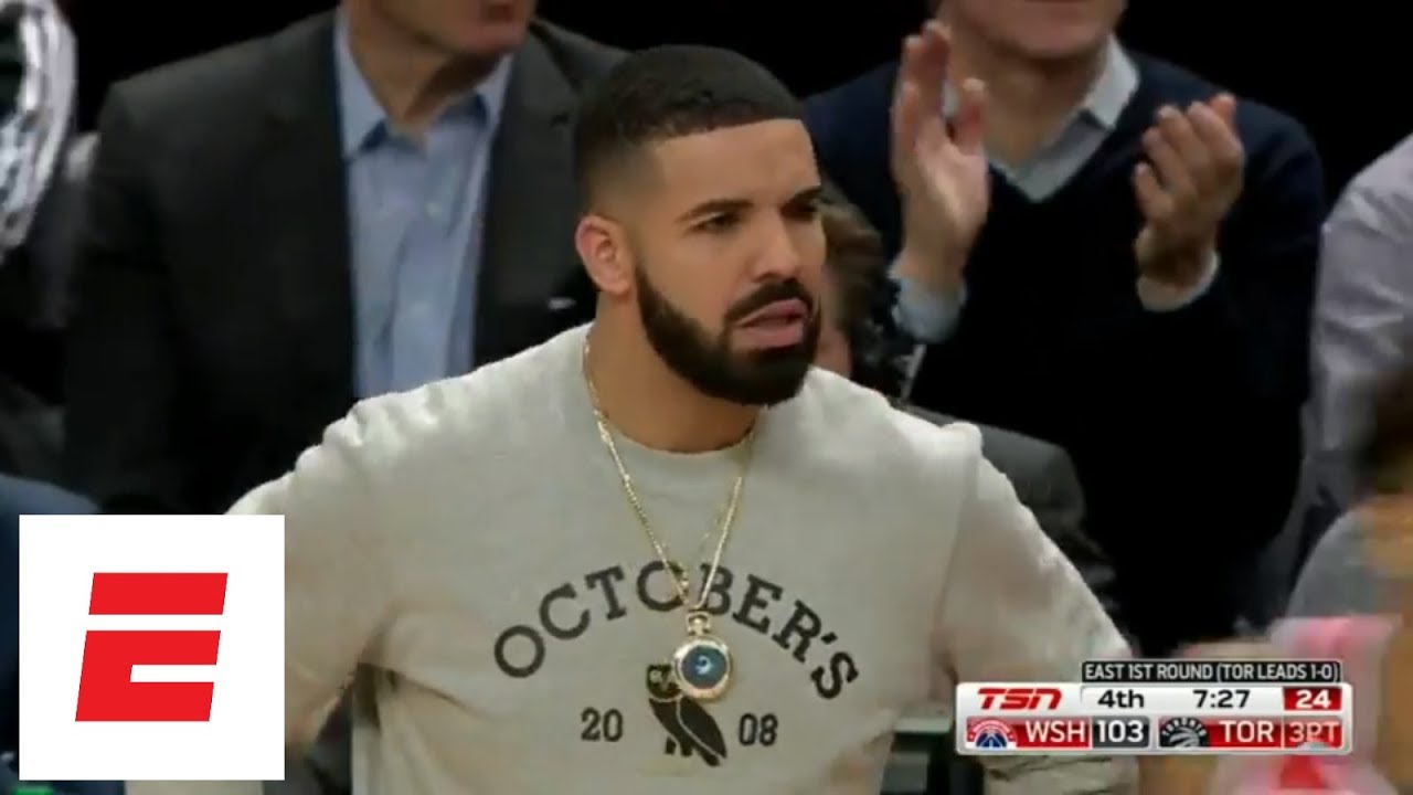 Drake has some words for Kelly Oubre Jr. during fourth quarter of ...