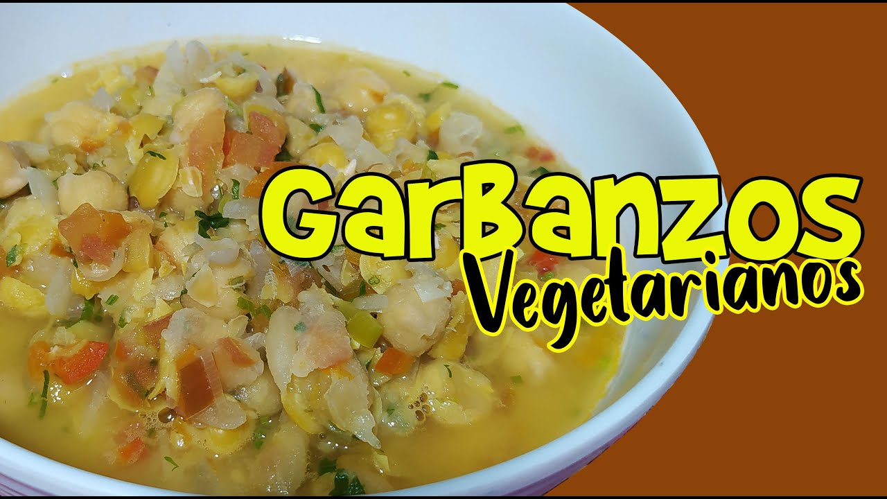 GARBANZOS CON VERDURAS GARBANZOS GUISADOS VEGETARIANOS GARBANZOS