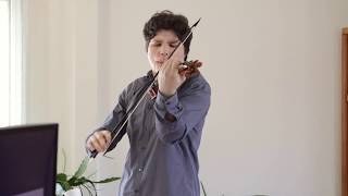 Home Video: Bach Sonata No. 1 g minor - Fuga