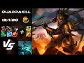 JUNGLE Jarvan IV vs Hecarim [QUADRAKILL] - EU Grandmaster Patch 26.8