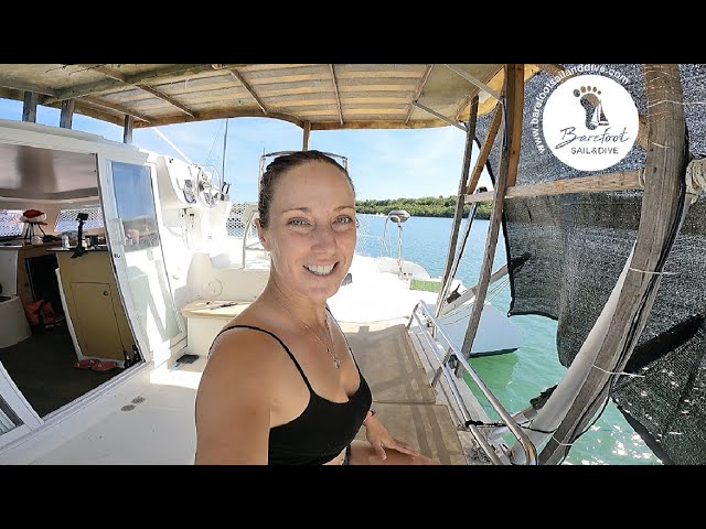 How to Install SUN SHADES (S3 E15 Barefoot Sail and Dive)