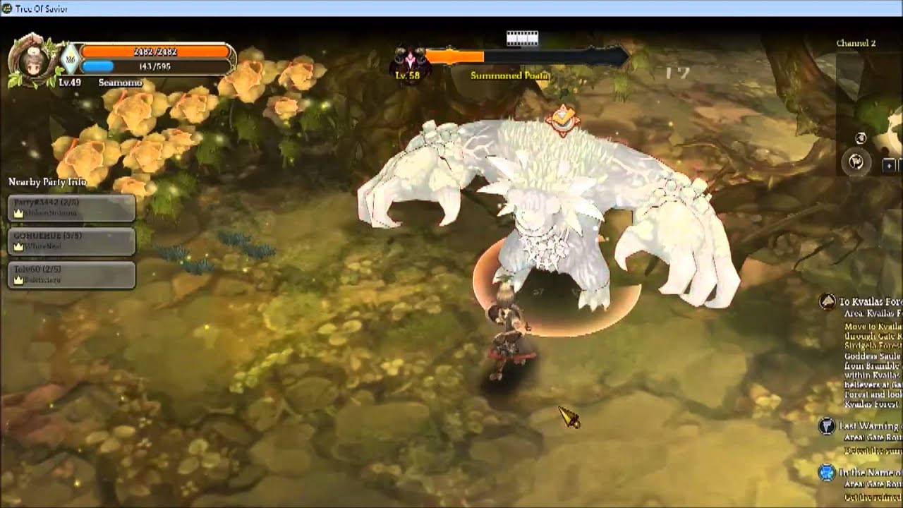 tree of savior epic boss fight!