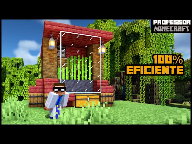 Vida Minecraft - Farm automática de Cana de Açúcar - #21 - Vídeo